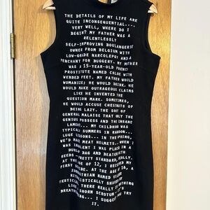 Fashion Brand Company Dr. Evil Mock Neck Dress, Size L